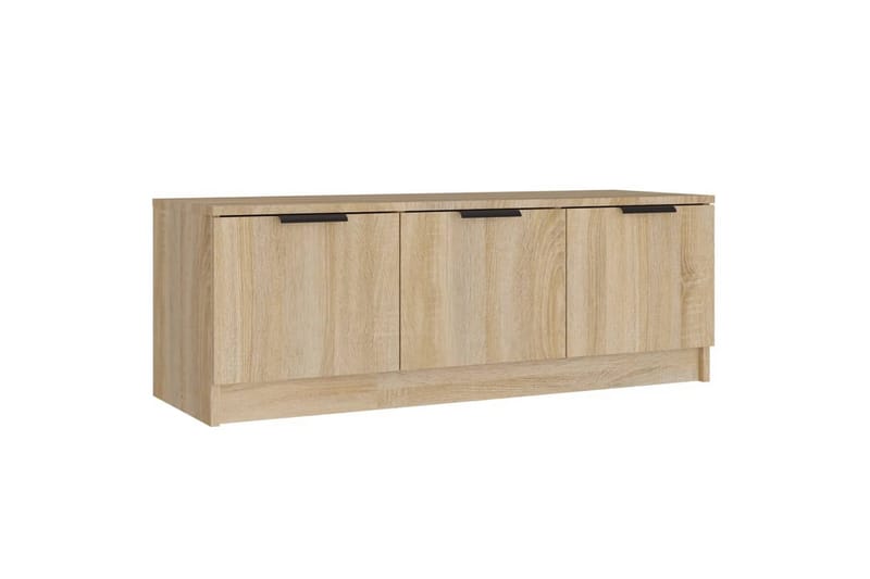 beBasic TV-benk sonoma eik 102x35x36,5 cm konstruert tre - Brun - Møbler - TV- & Mediamøbler - TV benk & mediabenk