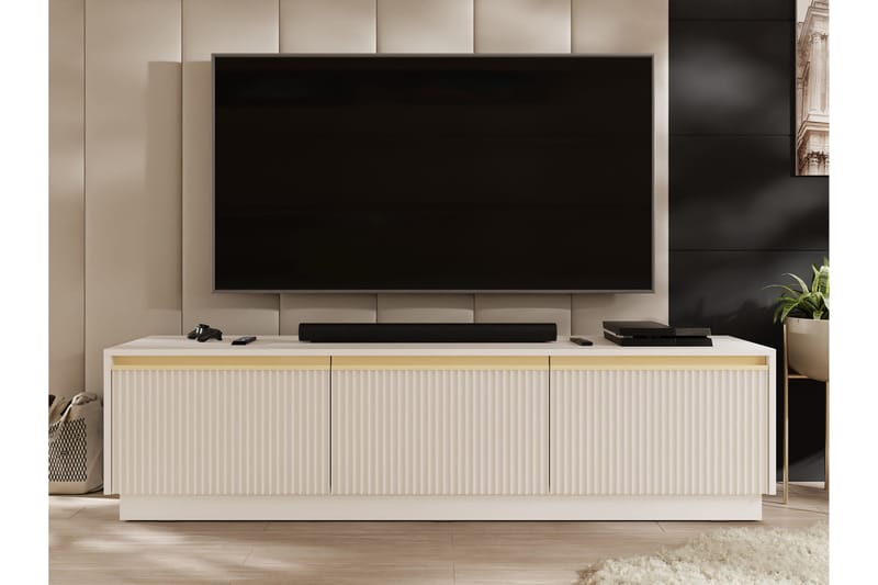 Bolstan TV-benk 182 cm - Beige - Møbler - TV- & Mediamøbler - TV benk & mediabenk