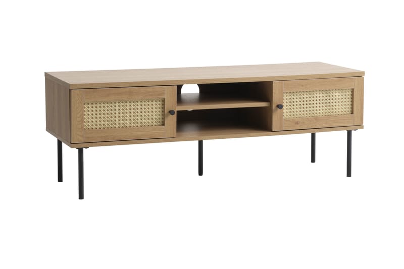 Cyndy TV-benk 120 cm - Beige - Møbler - TV- & Mediamøbler - TV benk & mediabenk