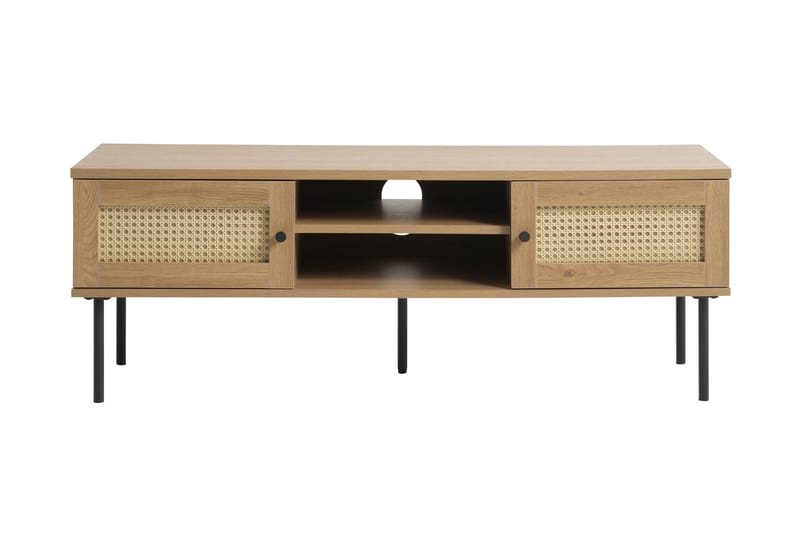 Cyndy TV-benk 120 cm - Beige - Møbler - TV- & Mediamøbler - TV benk & mediabenk