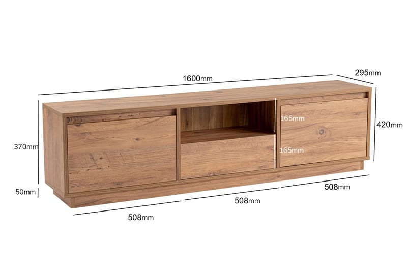 Gulliver TV-benk 160 cm - Brun - Møbler - TV- & Mediamøbler - TV benk & mediabenk