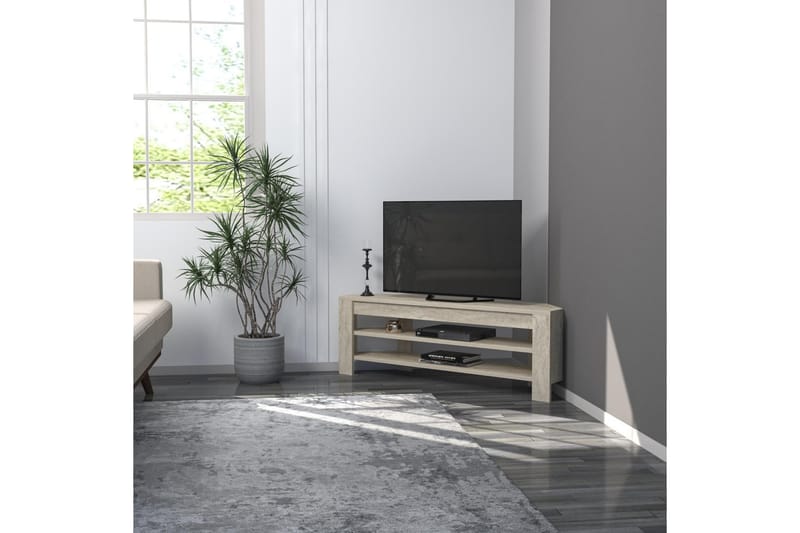 Oderzo TV-benk 120 cm - Travertin - Møbler - TV- & Mediamøbler - TV benk & mediabenk