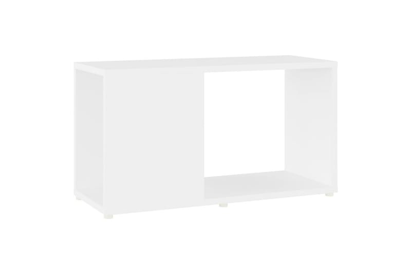 TV-benk hvit 60x24x32 cm sponplate - Hvit - Møbler - TV- & Mediamøbler - TV-skap