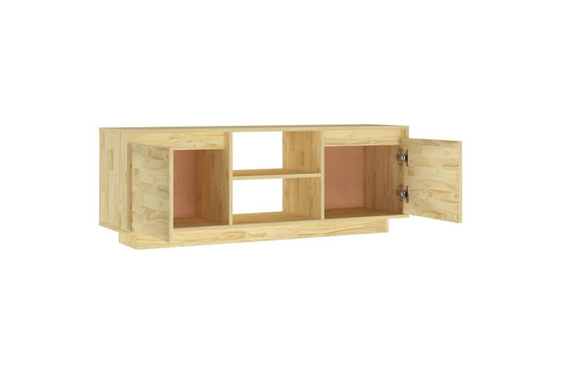 TV-benk 110x30x40 cm heltre furu - Møbler - TV- & Mediamøbler - TV benk & mediabenk