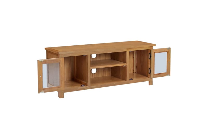 TV-benk 110x35x44 cm heltre eik - Brun - Møbler - TV- & Mediamøbler - TV benk & mediabenk