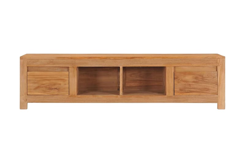 TV-benk 135x30x35 cm heltre teak - Møbler - TV- & Mediamøbler - TV benk & mediabenk