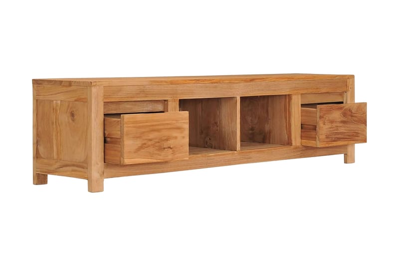 TV-benk 135x30x35 cm heltre teak - Møbler - TV- & Mediamøbler - TV benk & mediabenk