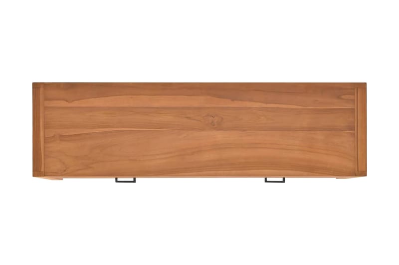 TV-benk 140x40x45 cm resirkulert teak - Brun - Møbler - TV- & Mediamøbler - TV benk & mediabenk