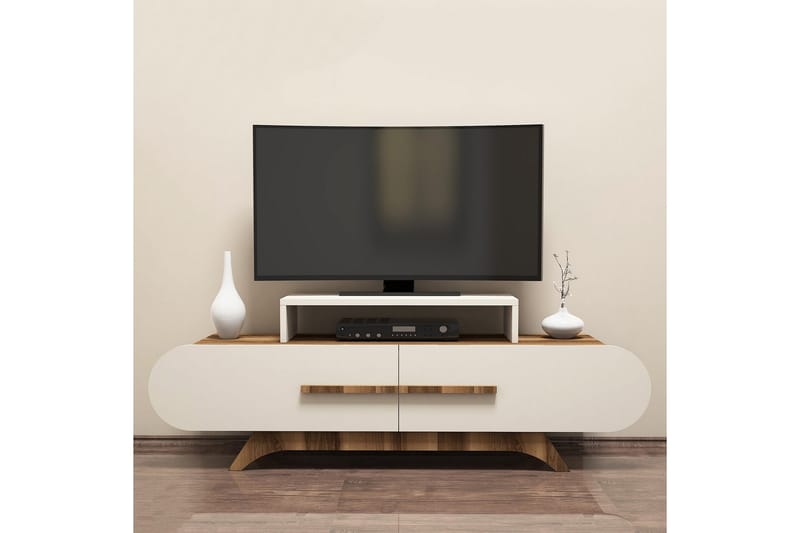 TV-Benk Amtorp 145 cm - Brun - Møbler - TV- & Mediamøbler - TV benk & mediabenk