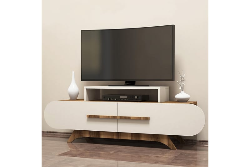 TV-Benk Amtorp 145 cm - Brun - Møbler - TV- & Mediamøbler - TV benk & mediabenk