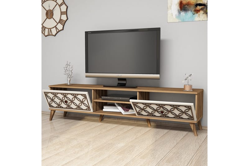 TV-benk Amtorp 180 cm - Brun - Møbler - TV- & Mediamøbler - TV benk & mediabenk