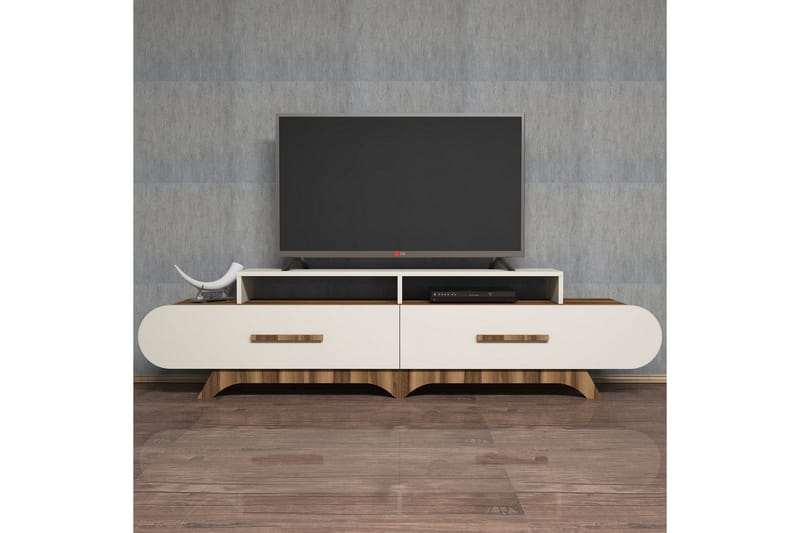 TV-Benk Amtorp 205 cm - Brun - Møbler - TV- & Mediamøbler - TV benk & mediabenk