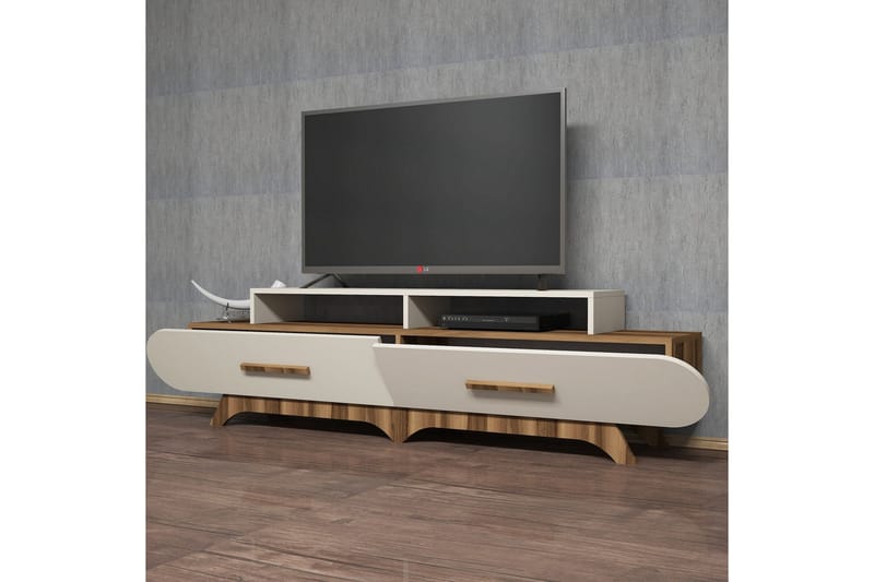 TV-Benk Amtorp 205 cm - Brun - Møbler - TV- & Mediamøbler - TV benk & mediabenk