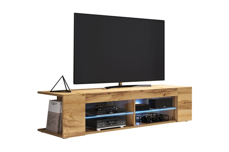 TV-benk Barrueco 137 cm - Eik - Møbler - TV- & Mediamøbler - TV benk & mediabenk