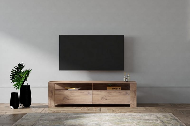 TV-benk Camern 140 cm - Natur - Møbler - TV- & Mediamøbler - TV benk & mediabenk