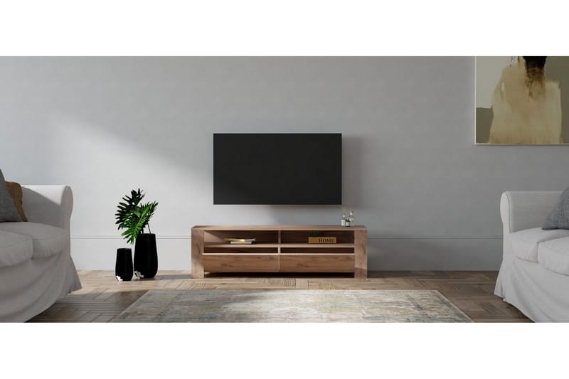 TV-benk Camern 140 cm - Natur - Møbler - TV- & Mediamøbler - TV benk & mediabenk