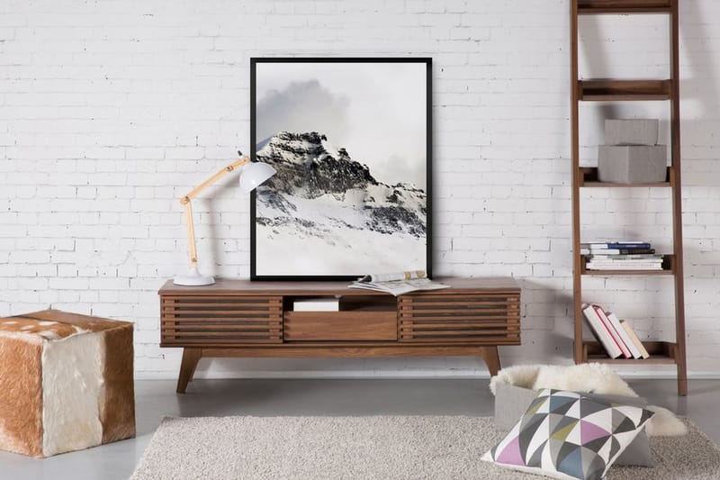 TV-benk Detroit 35 x 149 cm - Tre | Natur - Møbler - TV- & Mediamøbler - TV benk & mediabenk