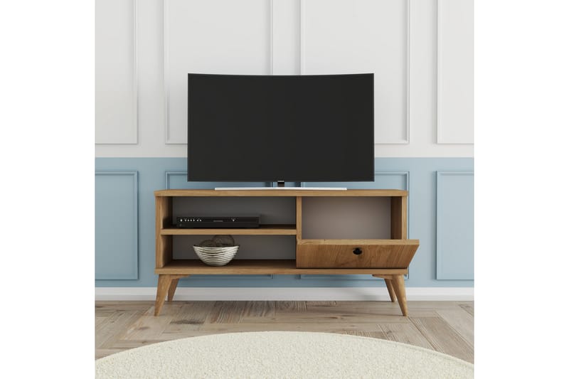 TV-benk Herston 90 cm - Natur - Møbler - TV- & Mediamøbler - TV benk & mediabenk