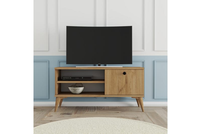 TV-benk Herston 90 cm - Natur - Møbler - TV- & Mediamøbler - TV benk & mediabenk