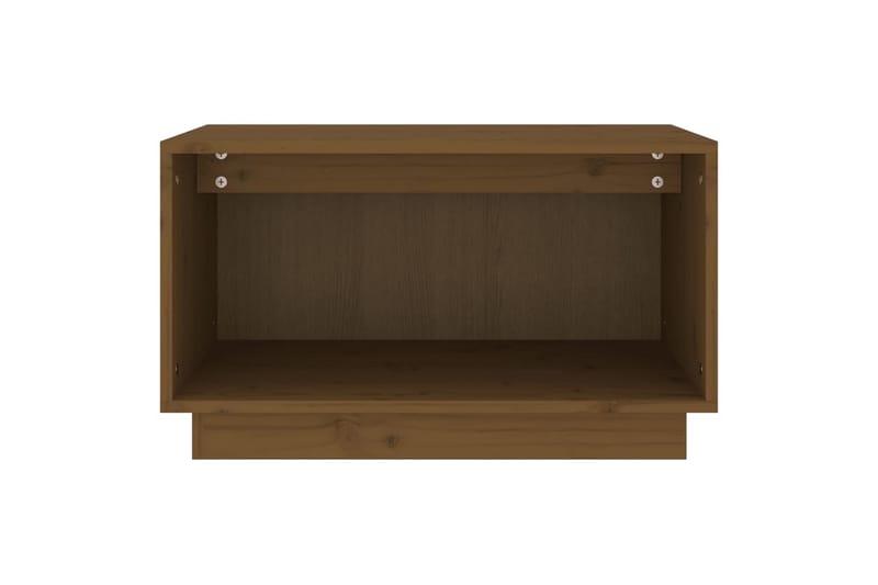 TV-benk honningbrun 60x35x35 cm heltre furu - Brun - Møbler - TV- & Mediamøbler - TV benk & mediabenk