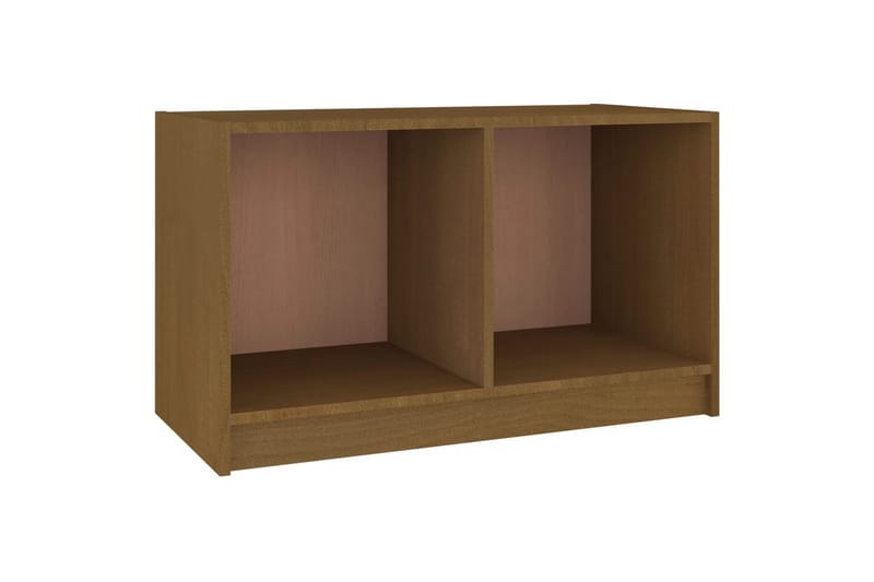 TV-benk honningbrun 70x33x42 cm heltre furu - Brun - Møbler - TV- & Mediamøbler - TV benk & mediabenk