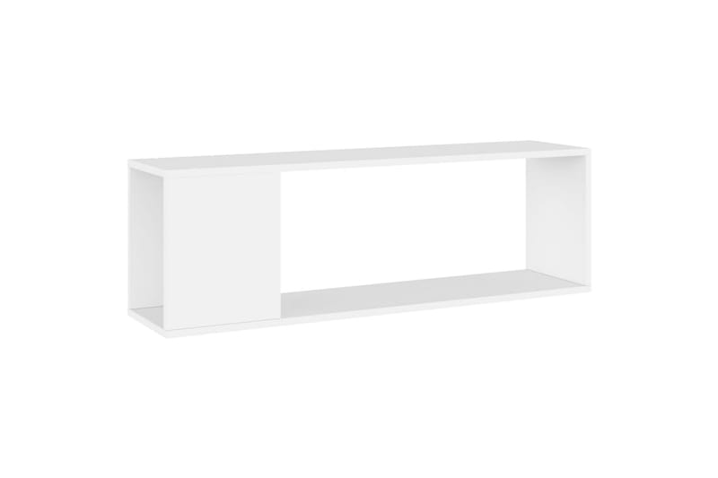 TV-benk hvit 100x24x32 cm sponplate - Hvit - Møbler - TV- & Mediamøbler - TV benk & mediabenk