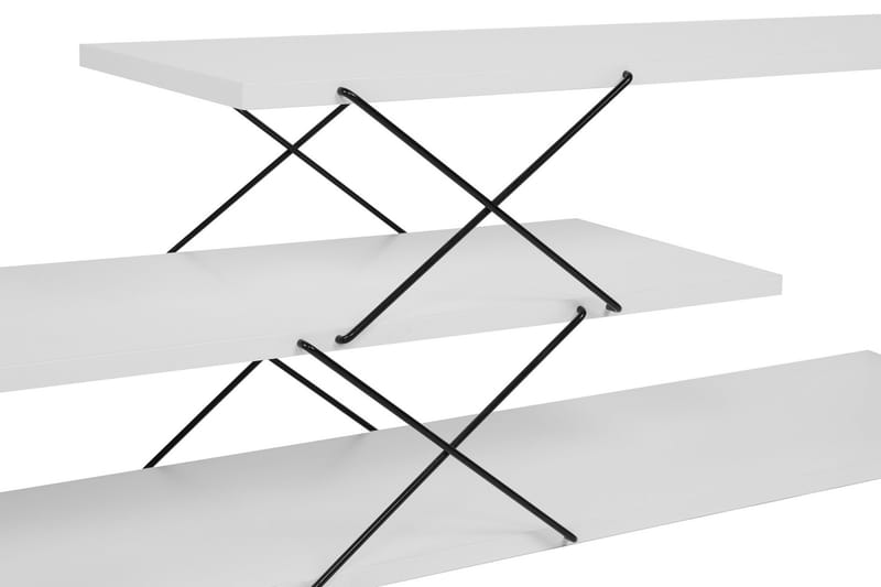 TV-benk Riyana 120 cm - Hvit - Møbler - TV- & Mediamøbler - TV benk & mediabenk