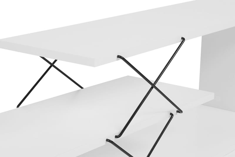 TV-benk Riyana 120 cm - Hvit - Møbler - TV- & Mediamøbler - TV benk & mediabenk