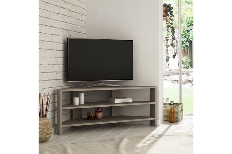 TV-benk Rodger 114 cm - Brun - Møbler - TV- & Mediamøbler - TV benk & mediabenk