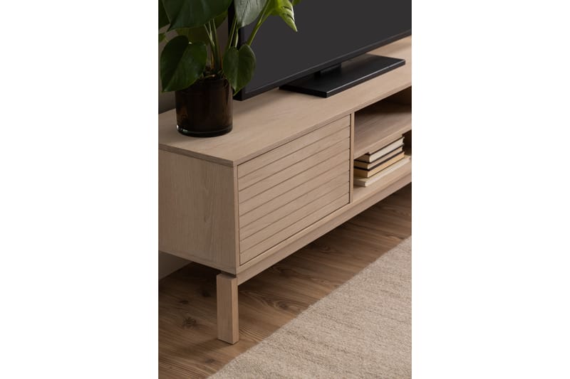 TV-benk Sakie 40 cm - Hvid - Møbler - TV- & Mediamøbler - TV benk & mediabenk