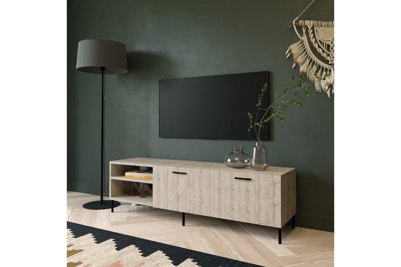 TV-benk Tabcoai 150 cm - Natur - Møbler - TV- & Mediamøbler - TV benk & mediabenk