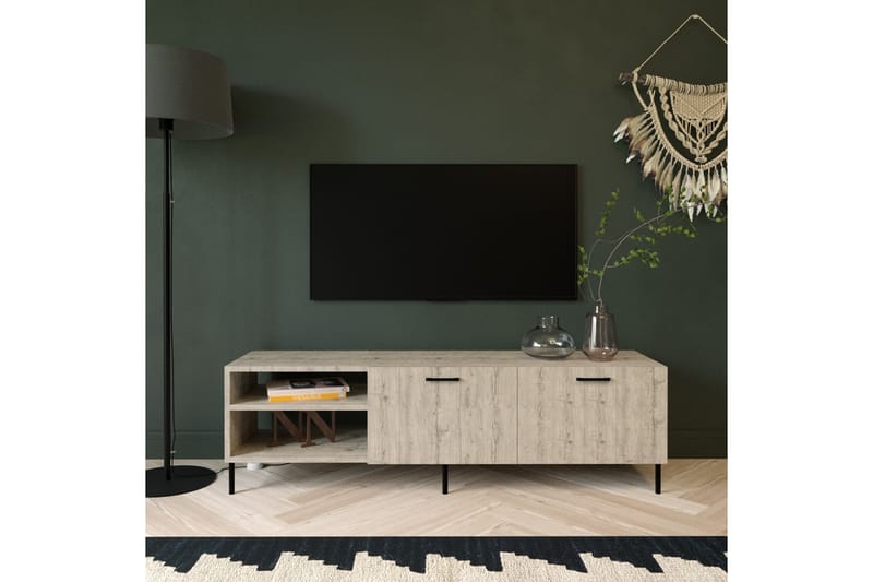 TV-benk Tabcoai 150 cm - Natur - Møbler - TV- & Mediamøbler - TV benk & mediabenk