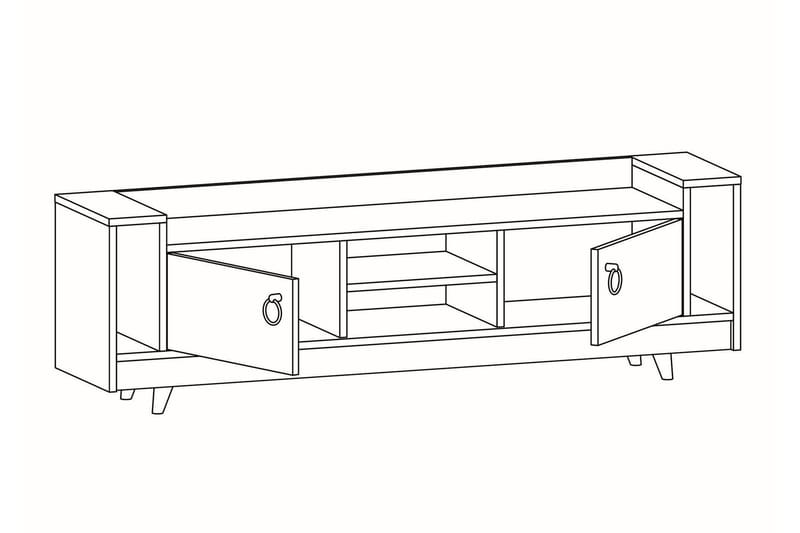TV-benk Tylerin 160 cm - Møbler - TV- & Mediamøbler - TV benk & mediabenk