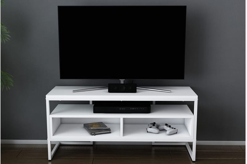 Tv-benk Urgby 110x49,9 cm - Hvit - Møbler - TV- & Mediamøbler - TV benk & mediabenk