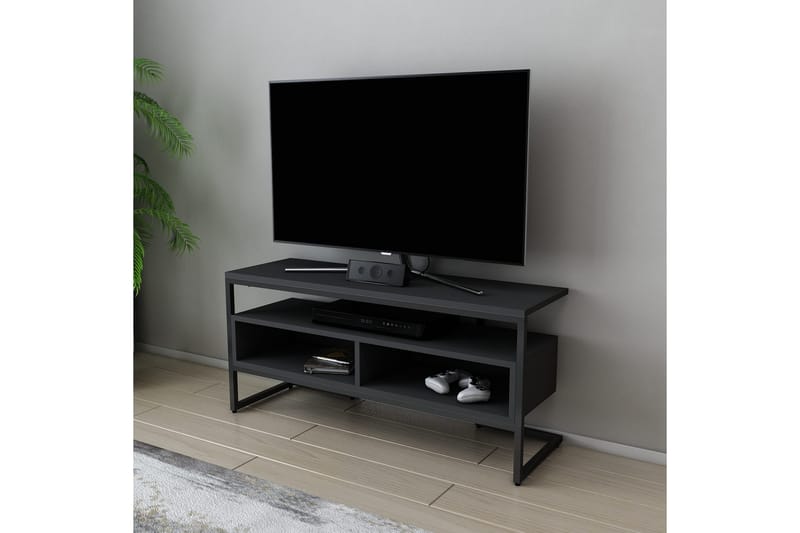 Tv-benk Urgby 110x49,9 cm - Svart - Møbler - TV- & Mediamøbler - TV benk & mediabenk