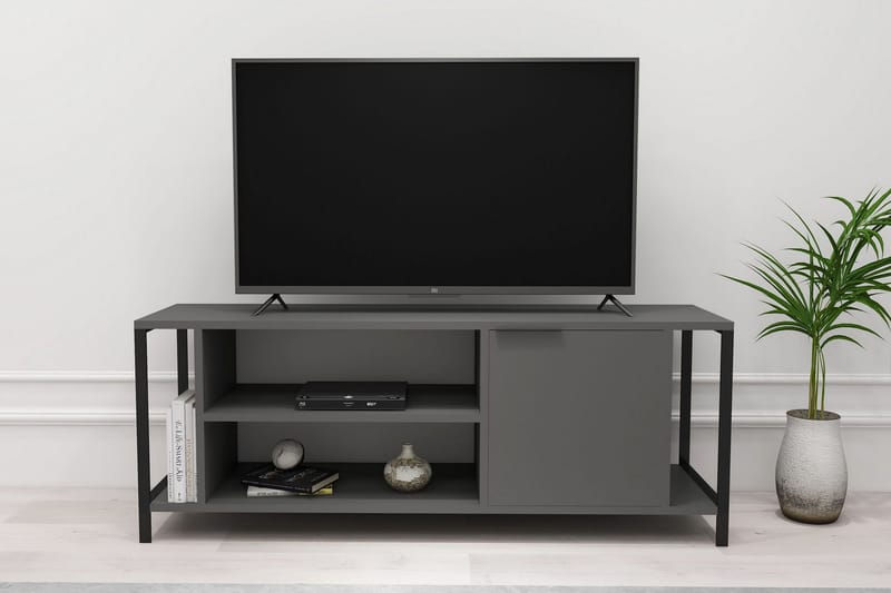 Tv-benk Urgby 120x54 cm - Antrasitt - Møbler - TV- & Mediamøbler - TV benk & mediabenk