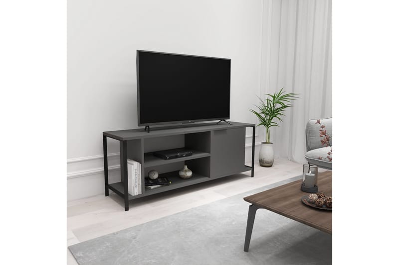 Tv-benk Urgby 120x54 cm - Antrasitt - Møbler - TV- & Mediamøbler - TV benk & mediabenk