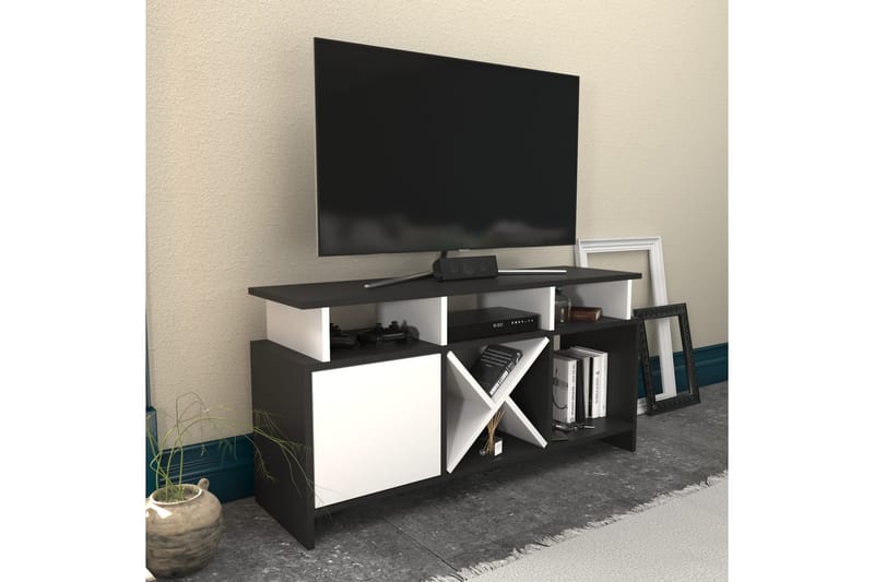 Tv-benk Urgby 120x60,6 cm - Antrasitt - Møbler - TV- & Mediamøbler - TV benk & mediabenk