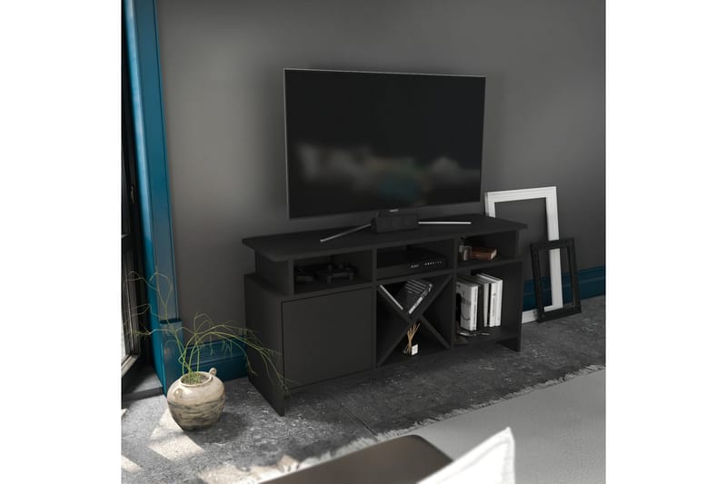 Tv-benk Urgby 120x60,6 cm - Antrasitt - Møbler - TV- & Mediamøbler - TV benk & mediabenk