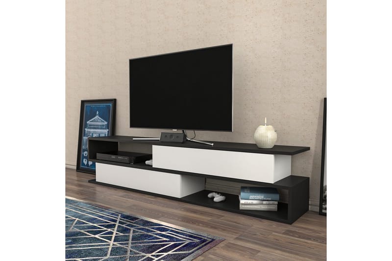 Tv-benk Urgby 160x38,6 cm - Antrasitt - Møbler - TV- & Mediamøbler - TV benk & mediabenk