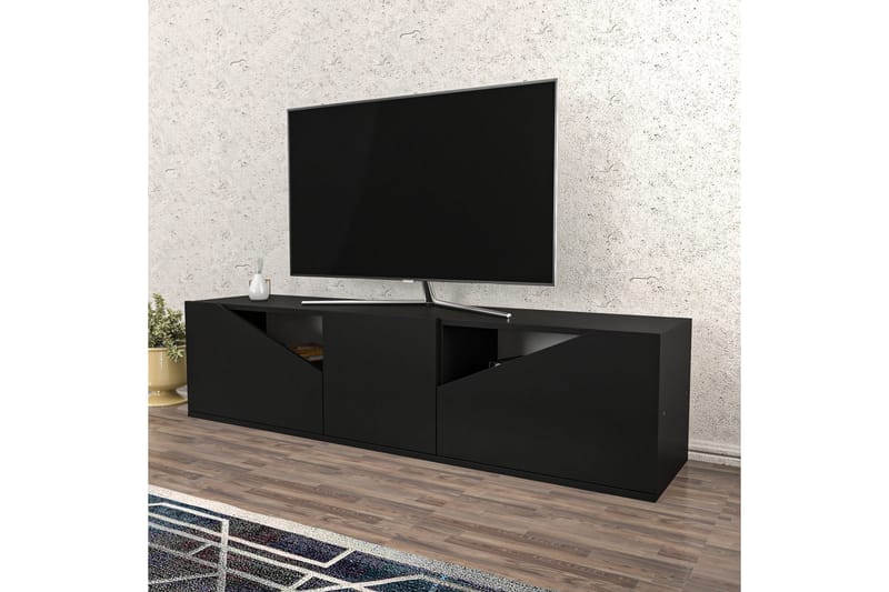 Tv-benk Urgby 160x40 cm - Antrasitt - Møbler - TV- & Mediamøbler - TV benk & mediabenk