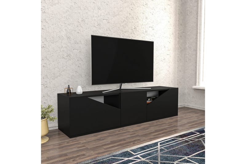 Tv-benk Urgby 160x40 cm - Antrasitt - Møbler - TV- & Mediamøbler - TV benk & mediabenk