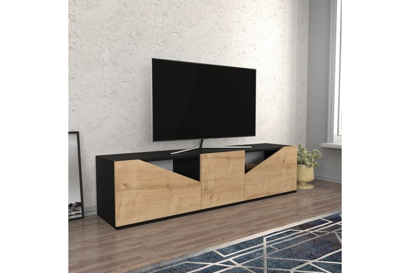 Tv-benk Urgby 160x40 cm - Antrasitt - Møbler - TV- & Mediamøbler - TV benk & mediabenk