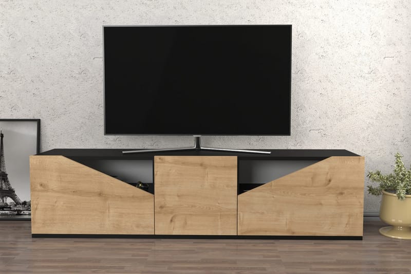 Tv-benk Urgby 160x40 cm - Antrasitt - Møbler - TV- & Mediamøbler - TV benk & mediabenk