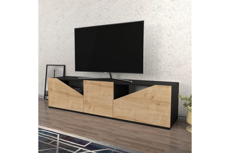 Tv-benk Urgby 160x40 cm - Antrasitt - Møbler - TV- & Mediamøbler - TV benk & mediabenk