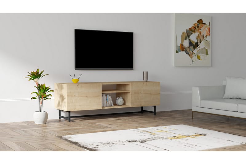 Tv-benk Violaceae 150x50 cm - Blå - Møbler - TV- & Mediamøbler - TV benk & mediabenk