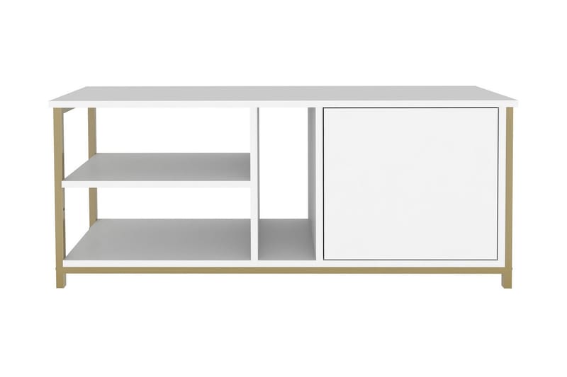 Tv-benk Zakkum 120x50,8 cm - Gull - Møbler - TV- & Mediamøbler - TV benk & mediabenk