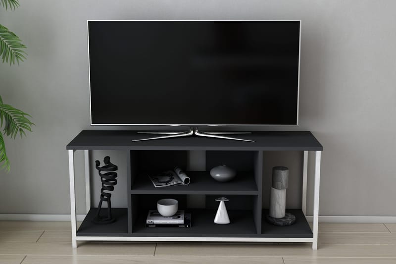 Tv-benk Zakkum 120x50,8 cm - Hvit - Møbler - TV- & Mediamøbler - TV benk & mediabenk