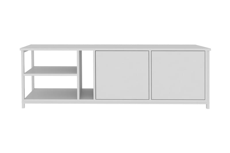 Tv-benk Zakkum 160x50,8 cm - Hvit - Møbler - TV- & Mediamøbler - TV benk & mediabenk