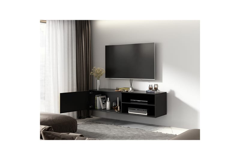 TV-benk Meorati 40x150 cm - Brun - Møbler - TV- & Mediamøbler - TV benk & mediabenk